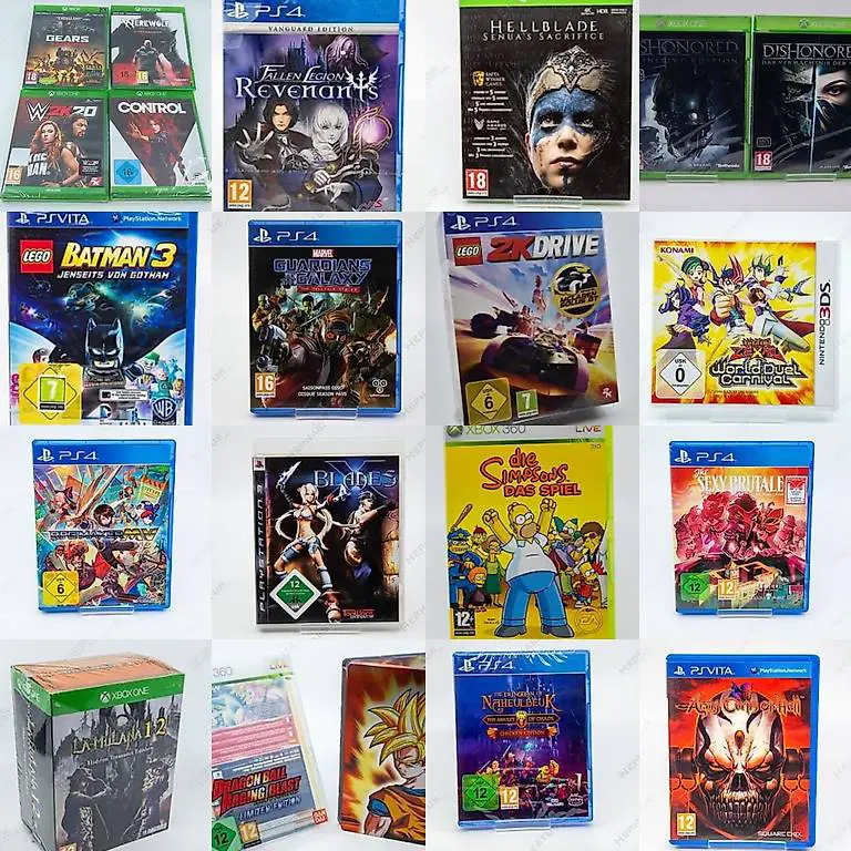 Div. Games für je 25.- (NSW, PS3, PS4, Vita, Xbox 360, XONE)