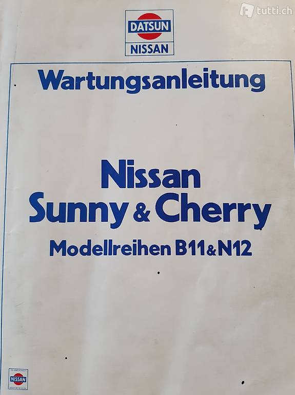 Werkstatthandbuch Nissan Cherry Turbo N12