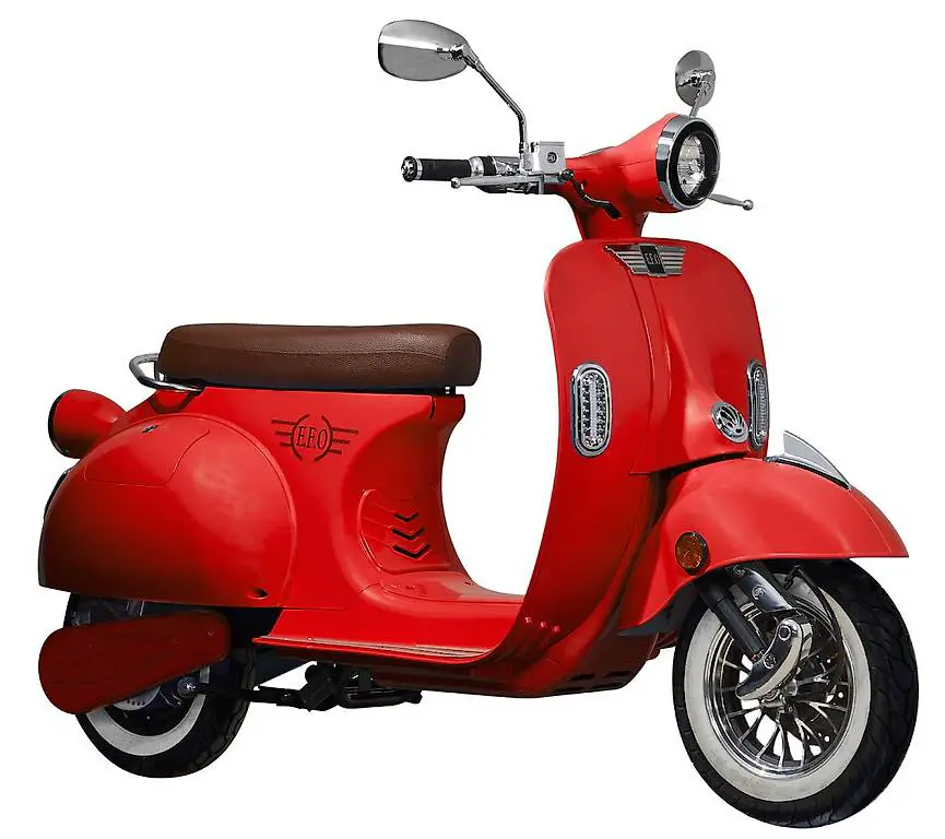 NEU Elektroroller "retro max" Ev2000 EFO rot
