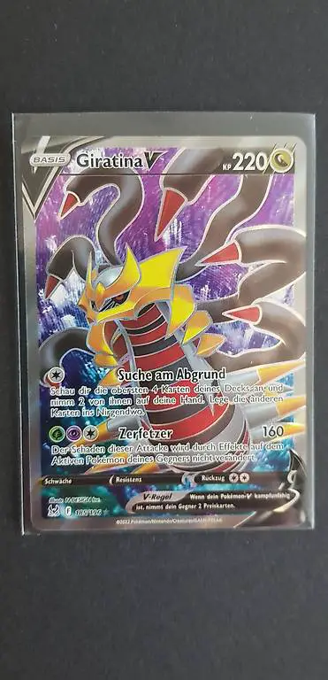 Pokemon karte Giratina V