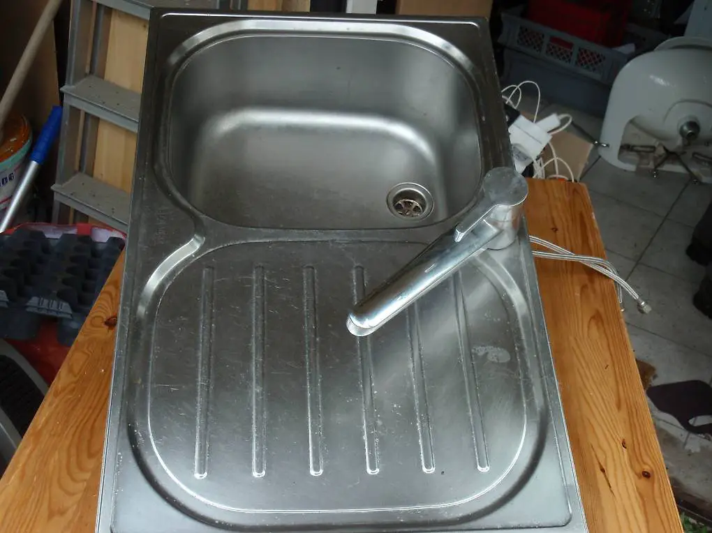 Waschbecken FRANKE Breite 78cm mit Mischer Similor