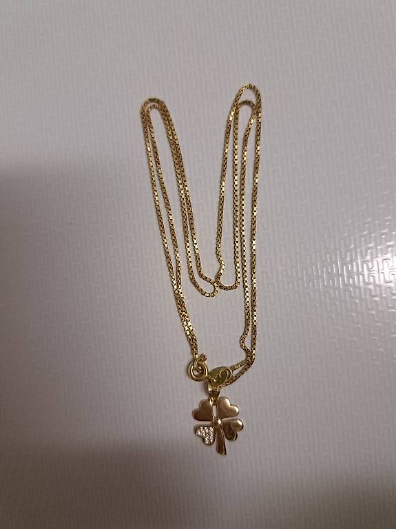 Venezia goldKette mit gold Anhänger