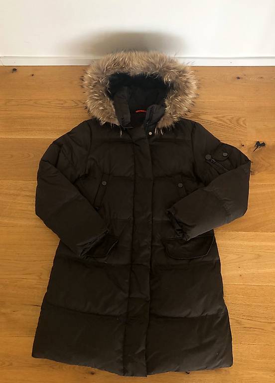 Daunenmantel CINQUE in braun Grösse 40