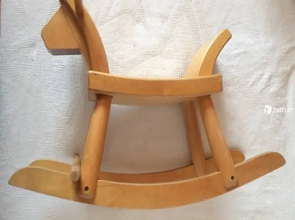 Vintage Schaukelpferd / Gigampfi (Holz)