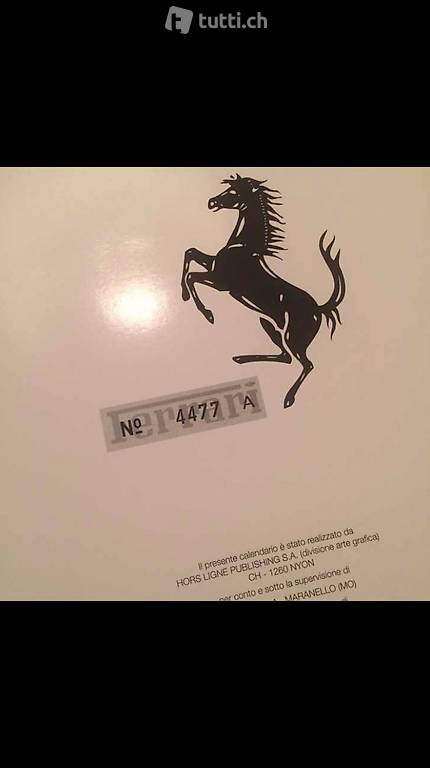 Ferrari Kalender Foto