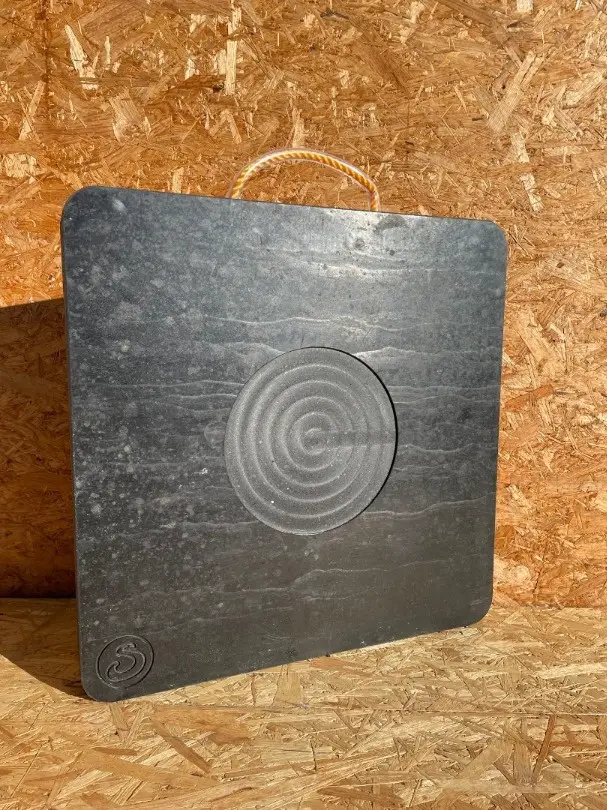 Kunststoffunterlageplatte inkl. Trageriemen 600x600x60 mm