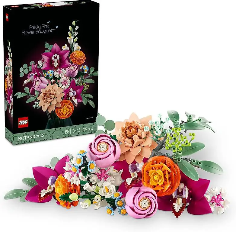 NEU & OVP - LEGO® 10342 Botanicals Schöner Rosafarbener Blum
