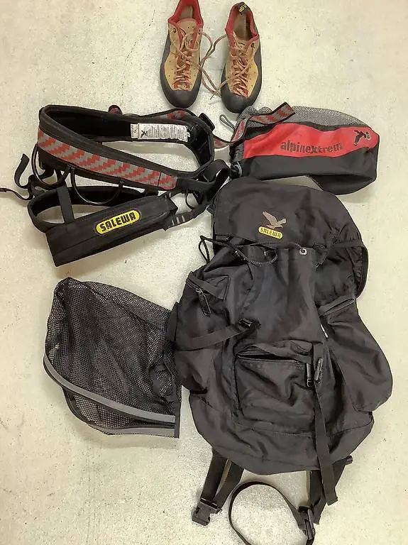 Kletterausrüstung Set Salewa Grösse S Kletterschuhe 35.5