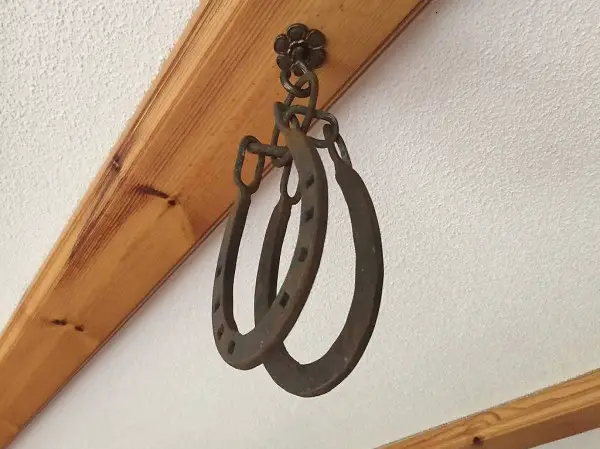 Zwei Glücksbringer - Hufeisen