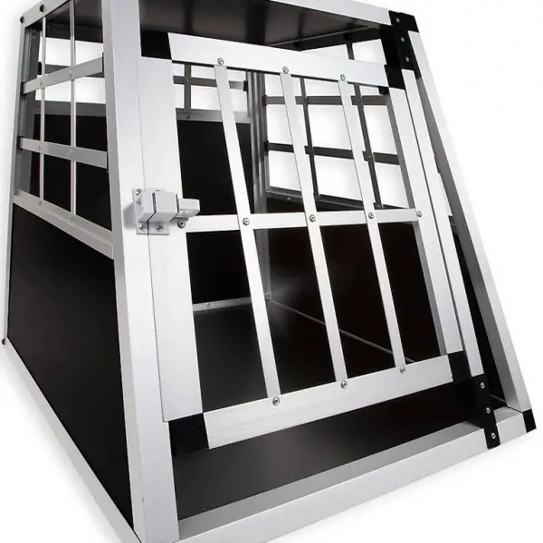  Alu Hundetransportbox Grösse M (B/T/H): 54 x 69 x 51 cm