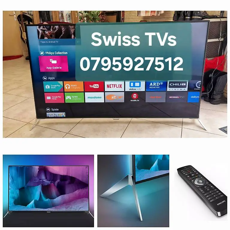 Ambilight Philips Android SMART TV 55 Zoll 140cm UHD 4K