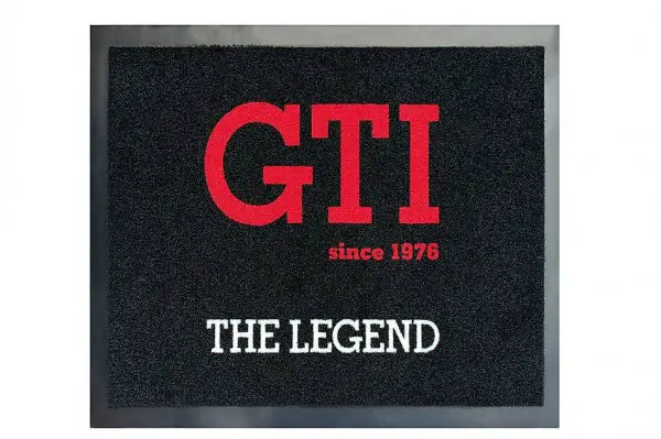 VW GTI FUssMATTE - THE LEGEND/SCHWARZ