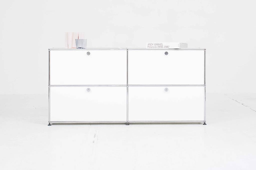 USM Sideboard in Reinweiss - 4 Schubladen