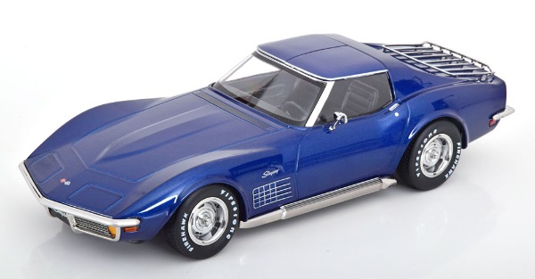 NEU: Chevrolet Corvette C3 Targa 1972 dunkelblau met. 1:18