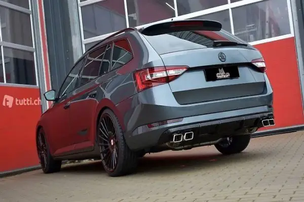  SKODA SUPERB 3V - FMS Ø 76MM DUPLEX SPORT AUSPUFF ANLAG