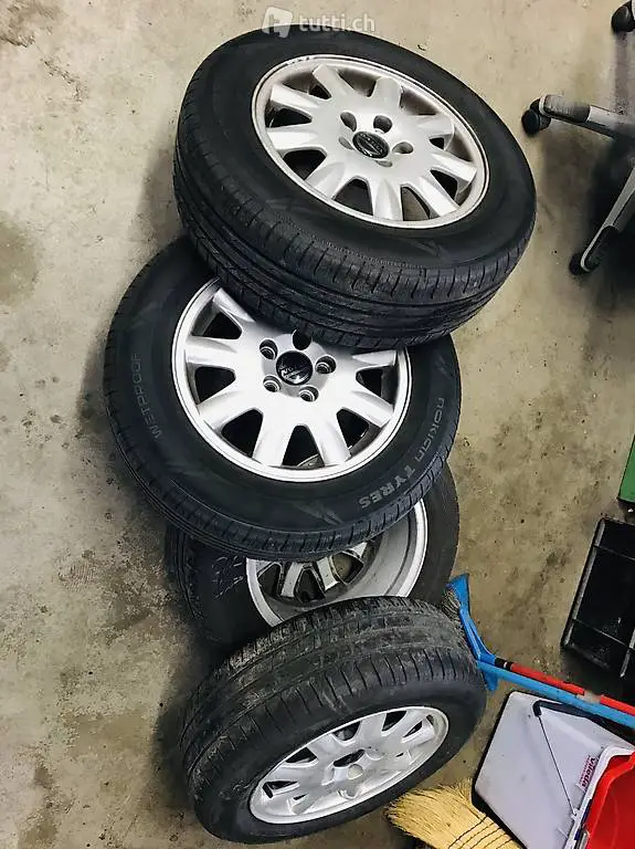  4x original alufelgen volvo c30 15 zoll 195.65.r15