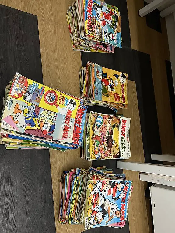 Micky Maus, Donald Duck, Asterix, Lustiges Taschenbuch