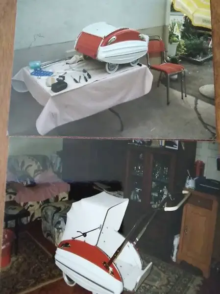 restaurierter Kinderwagen Wisa-Gloria