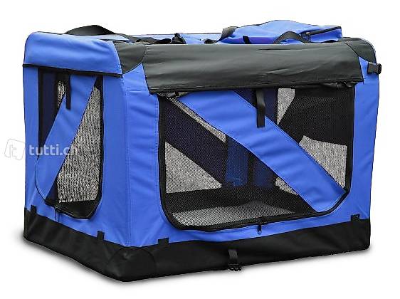  Hundebox faltbar XXXL blau
