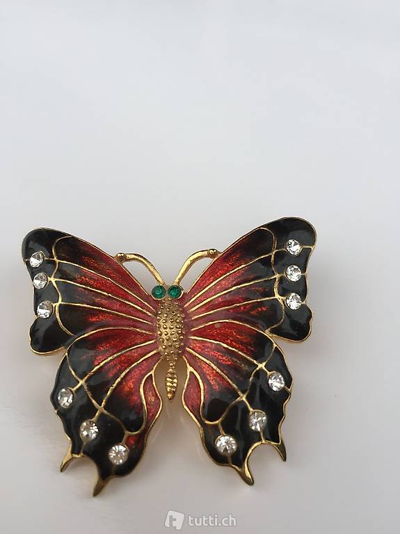 Schmetterlings-Brosche Vintage