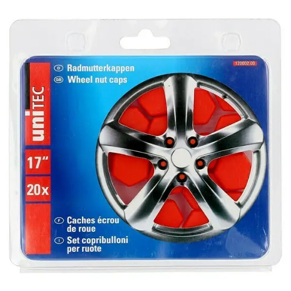 20x Radmutterkappen, Schutzkappen 17mm NEU