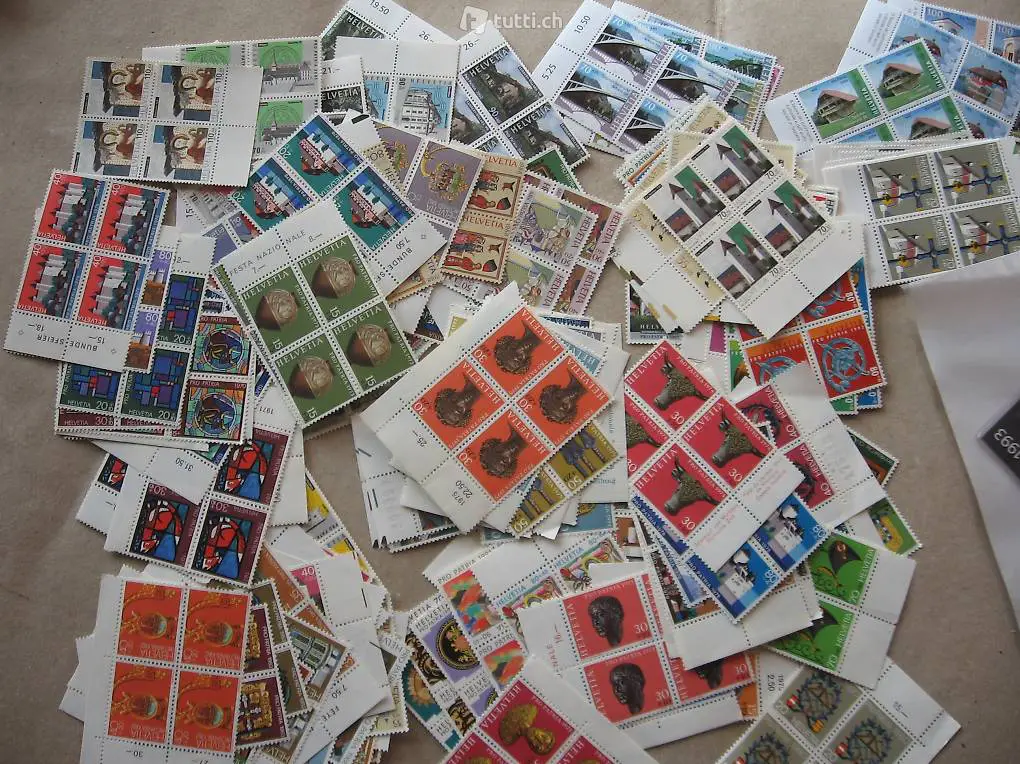 Briefmarken Pro Patria 4er 100 Franken