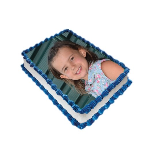 Fondant Fototorte A4 Tortenaufleger Hochformat