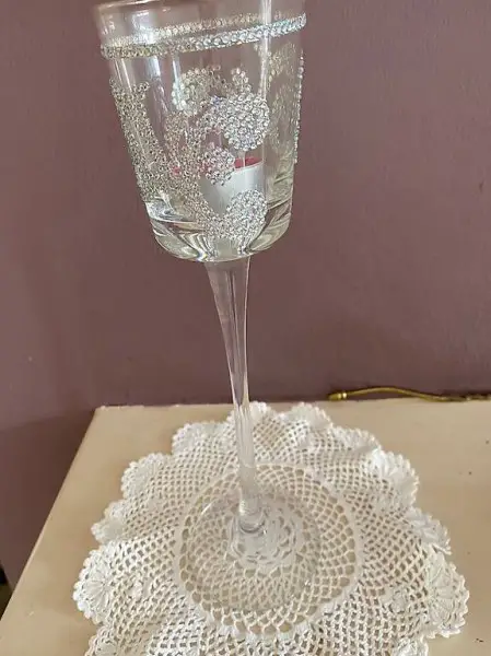 Wunderschönes Kerzenglas neu