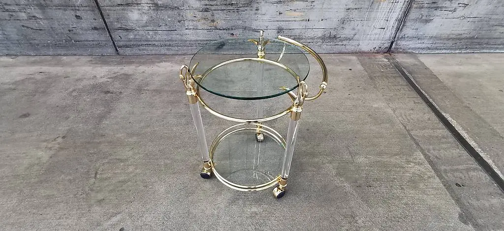 Beistelltisch + Tea Cart + Hollywood Regency + Vintage