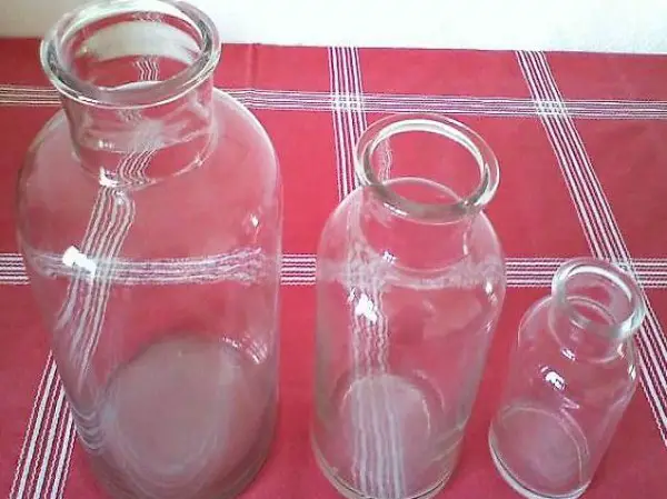 Flaschen / Vasen in Glas