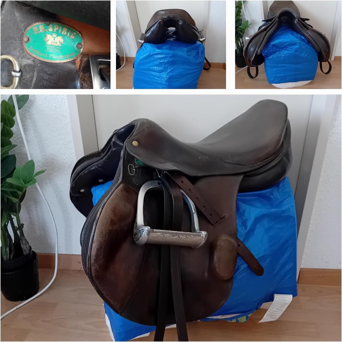 Brauner Vielseitigkeitssattel Spirig zu verkaufen
