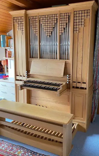 Hausorgel Pfeifenorgel Kirchenorgel 8 Register 2 Manuale & Pedal