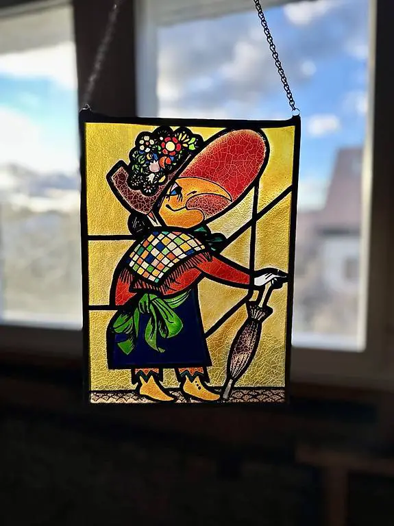 Fensterbild Fasnacht alti Dante