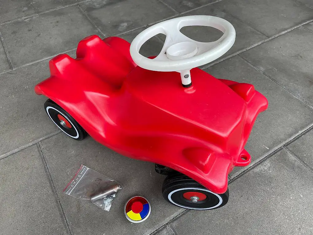 BIG Bobby Car Rot inklusive Flüsterräder