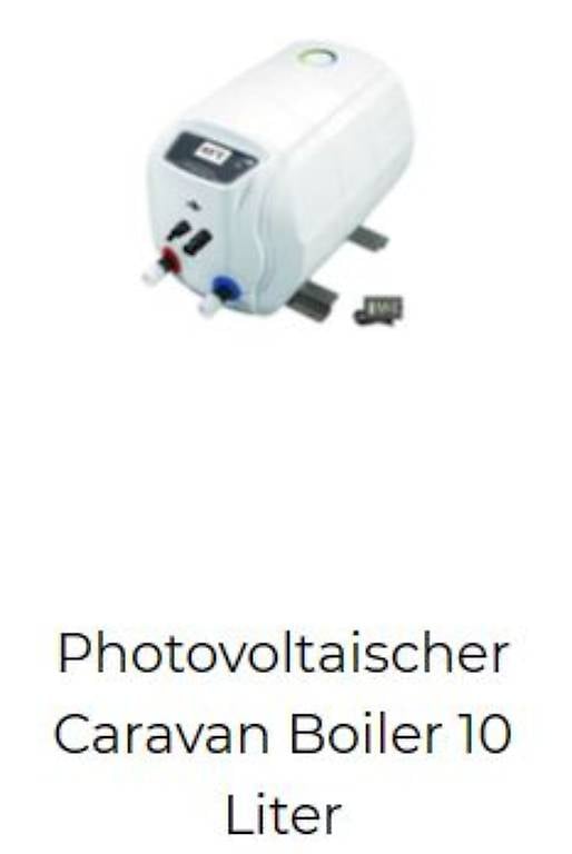 Caravan 10 L Photovoltaischer Boiler CPVB-10