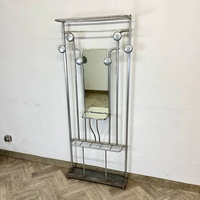 Bauhaus Art Deco Garderobe by Roger Feraud 1930