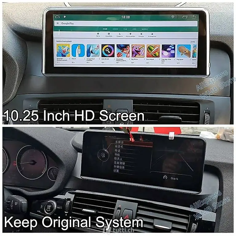  BMW X3 F25, X4 F26 Navi DVD Radio Touchscreen, Bluetooth