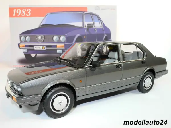 Alfa Romeo Alfetta 2.0i Quadrifoglio Oro 1983-84 grau 1:18