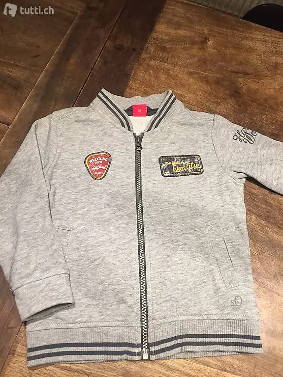 Sweatshirt Jacke von S. Oliver Gr. 92/98