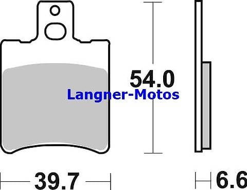 Bremsbelag SBS 114 HF Street Ceramic YAMAHA NS Aerox 50 2013
