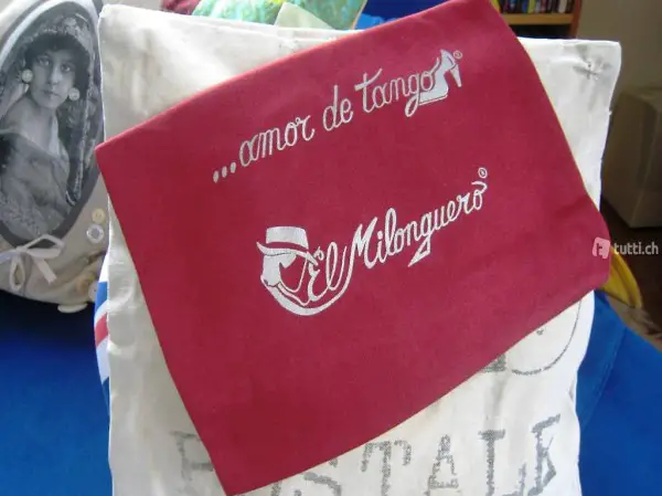 Schuhbeutel Schuhsack dunkelrot