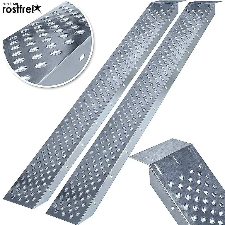 2X Auffahrrampe 400kg | Verladerampe