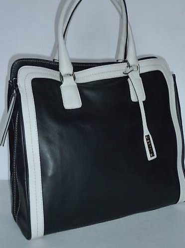 Abro Businesstasche schwarz-weiss t236