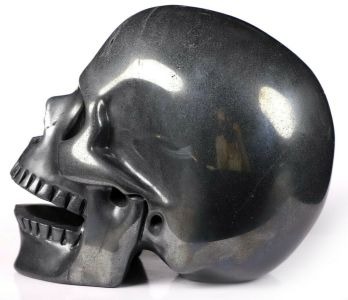 Hämatit Skull 12cm