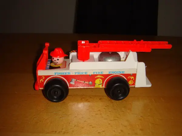 Fisher Price Feuerwehr mit Glocke und Leiter