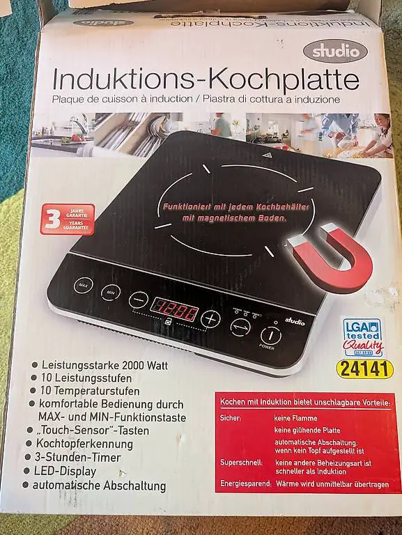 Induktionskochplatte 2000 W
