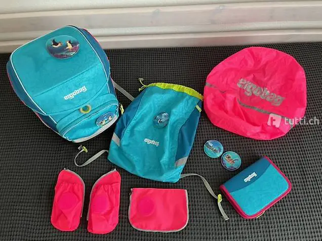 Grosses ERGOBAG cubo Hula HoopBär Set