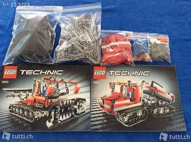Lego Technic Pistenraupe 8263 mit den Originalbauanleitungen