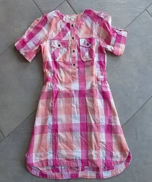 Kleid kariert, Gr. 126, von Verbaudet