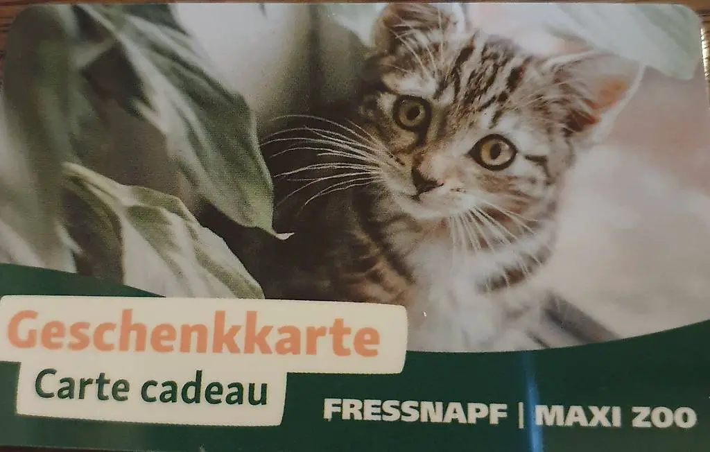 Fressnapf Geschenkkarte